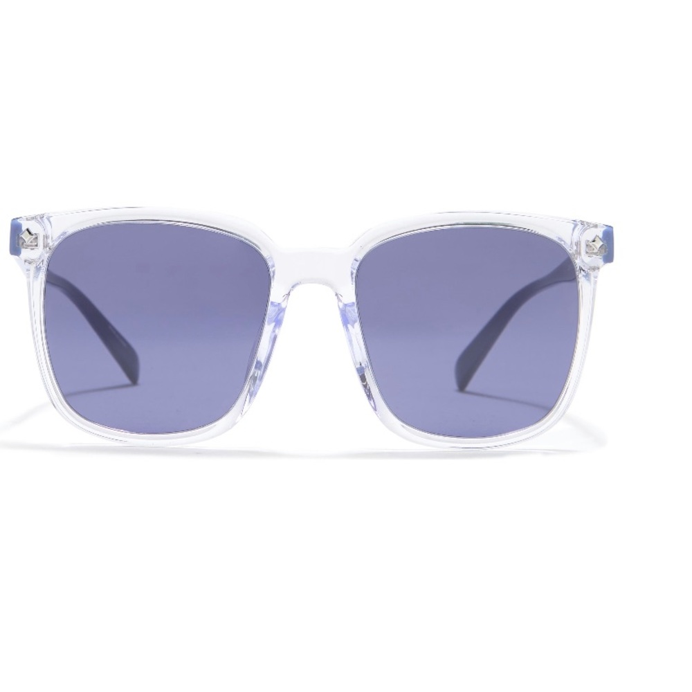 МСМ 54mm oversized clear square sunglasses